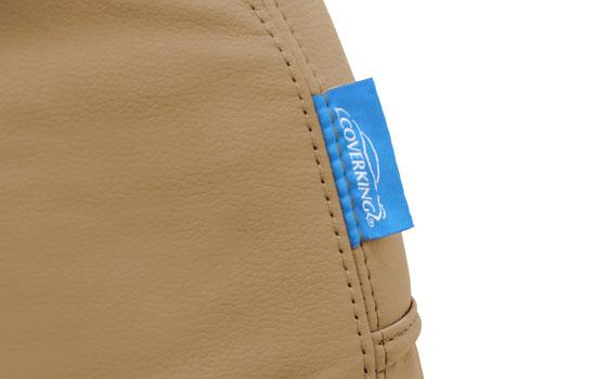 genuine leather custom seat covers tag